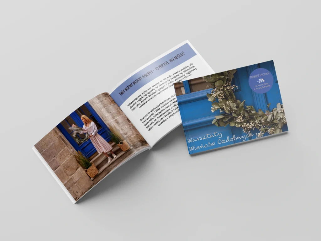 broszura katalog warsztaty handmade