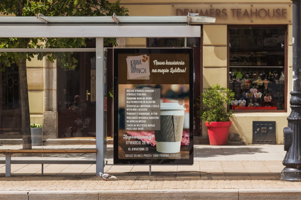 citylight plakat kawiarnia