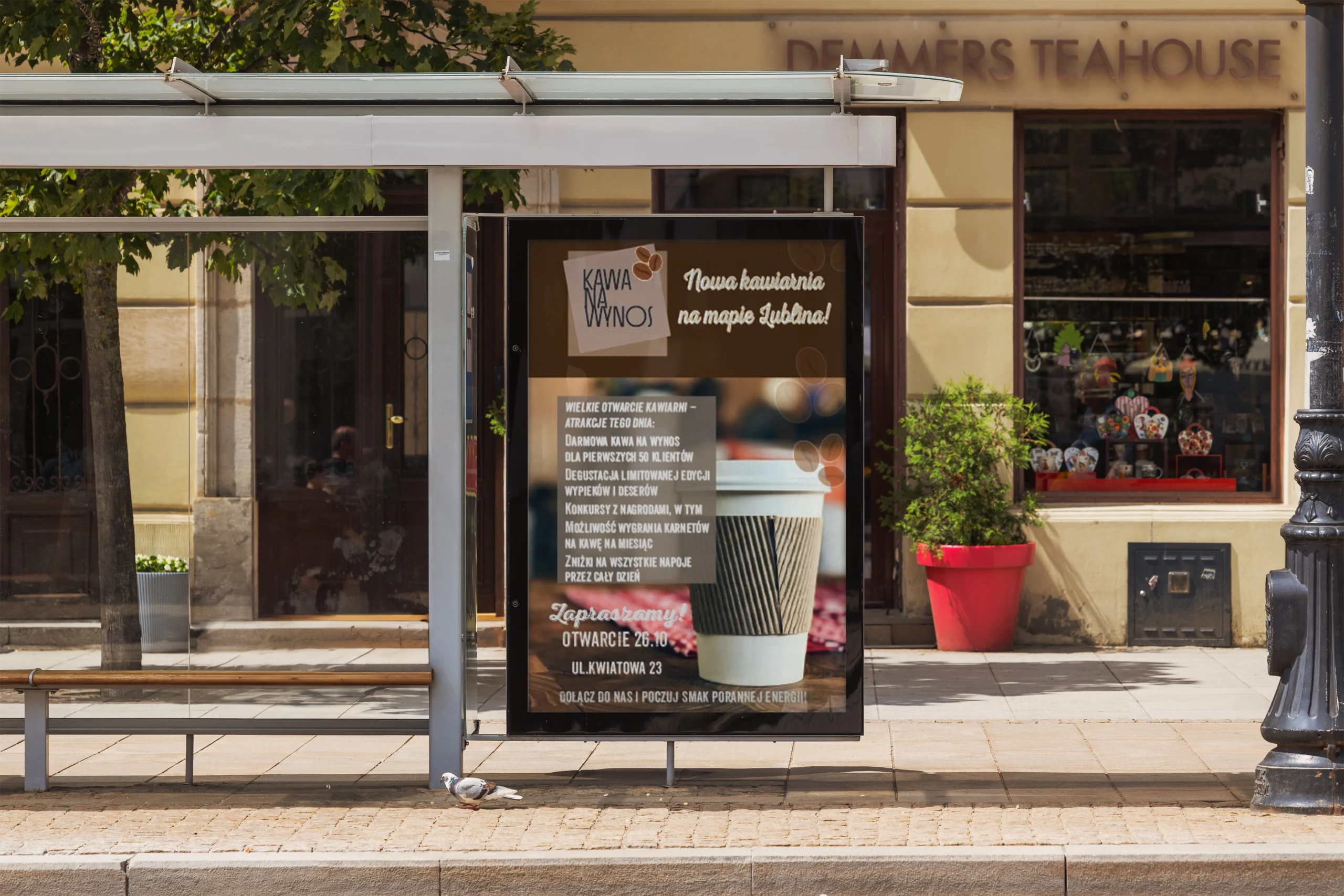 citylight plakat kawiarnia