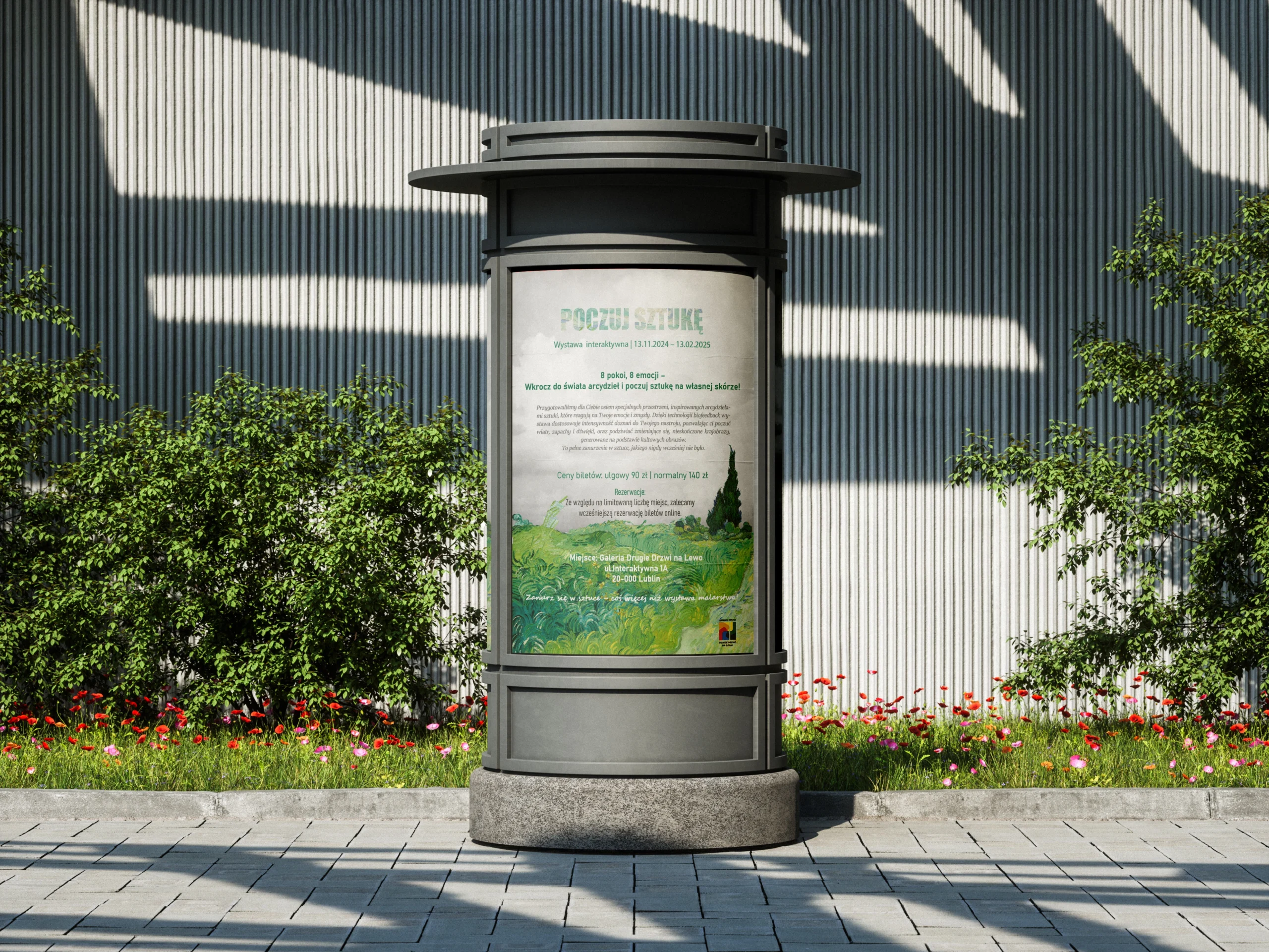 Seria plakatów „Poczuj sztukę”